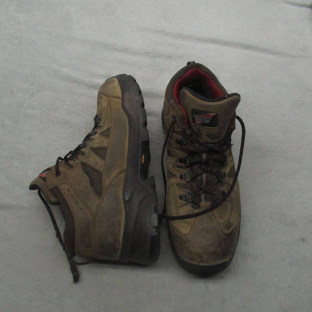 Red Wing Mens 11D Boots Brown Leather TruHiker Waterproof Rugged Safety Toe Hike